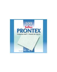 Safety Garza In Tessuto Non Tessuto Prontex Soft 10x10cm 100 Pezzi