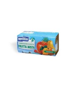Mellin Omogeneizzato Frutta Mista 100 G 2 Pezzi