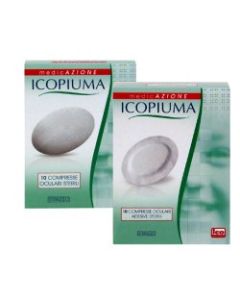 Desa Pharma Icopiuma Garza Compressa Oculare Di Cotone 10 Pezzi