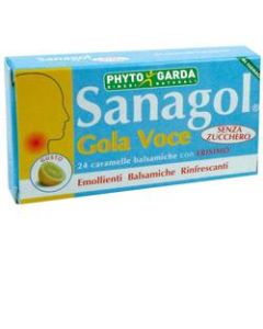 Phyto Garda Sanagol Gola Voce Senza Zucchero Limone 24 Caramelle