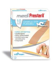 Corman Cerotto Medipresteril Dita Flessibile E Resistente 10 Pezzi