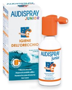 Pasquali Audispray Junior Soluzione Di Acqua Di Mare Ipertonica Spray Senza Gas Igiene Orecchio 25ml