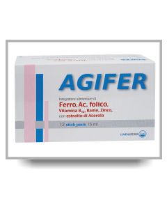 Agips Farmaceutici Agifer 12 Stick 15 Ml