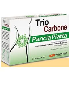 Pool Pharma Triocarbone Pancia Piatta 10 + 10 Bustine