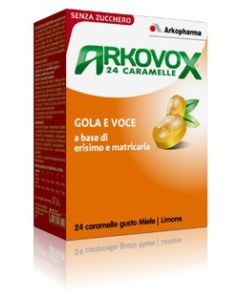 Arkofarm Arkovox Miele/limone 24 Caramelle