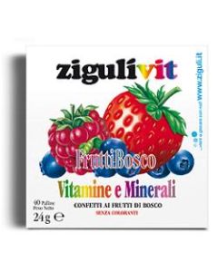 Falqui Prodotti Farmac. Ziguli Vit Fruttibosco 40 Confetti