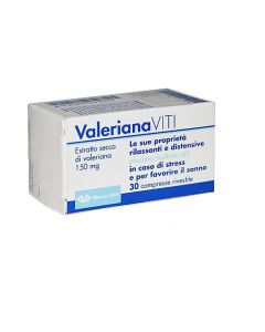 Marco Viti Farmaceutici Valeriana Viti 30 Compresse Rivestite