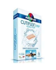 Pietrasanta Pharma Cerotto Master-aid Cutiflex Strip Trasparente Impermeabile Supporto In Poliuretano 4 Formati 20 Pezzi