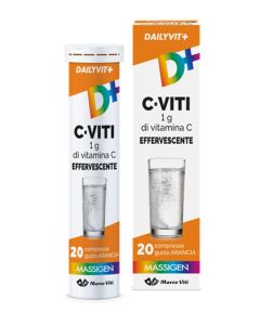 Marco Viti Farmaceutici Dailyvit+ C Viti 1g Di Vitamina C Effervescente 20 Compresse