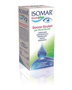 Euritalia Pharma Isomar Occhi Plus Gocce Oculari Per Occhi Secchi All'acido Ialuronico 0,25% 10 Ml
