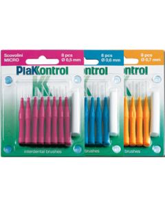 Ideco Plakkontrol Scovolino Con Manico Midi 0,7 8 Pezzi