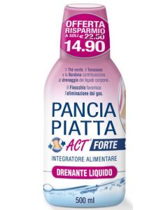 F&f Pancia Piatta Act Forte Drenante Liquido 500 Ml