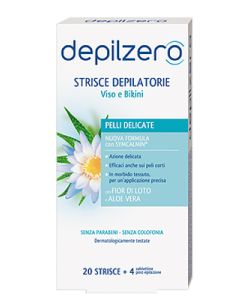 Conter Depilzero Strisce Viso E Bikini 20 Pezzi