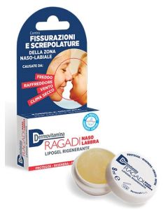 Pasquali Dermovitamina Ragadi Naso E Labbra Lipogel Riparatore 8 Ml