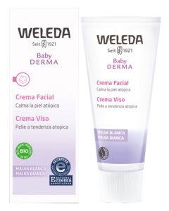 Weleda Italia Baby Derma Crema Viso Malva 50 Ml