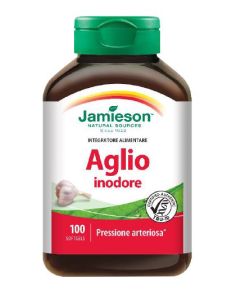 Jamieson Aglio Inodore Integratore Benessere Pressiore Arteriosa 100 Softgel