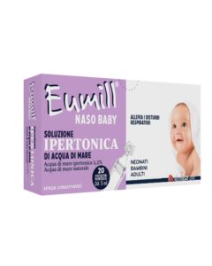 Recordati Eumill Naso Baby Soluzione Ipertonica 20 Contenitori Monodose 5 Ml