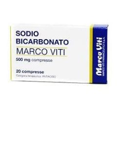 Marco Viti Farmaceutici Sodio Bicarbonato Marco Viti 500 Mg Compresse