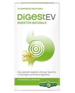 Erba Vita Digest-Ev Integratore Digestivo Naturale 30 Tavolette