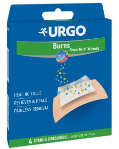 Agave Urgo Cerotto Per Ustioni E Ferite 100x70 Mm 4 Pezzi