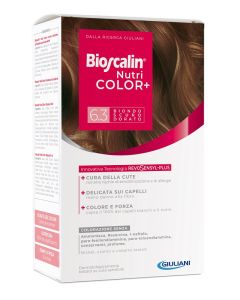 Giuliani Bioscalin Nutricolor Plus 6,3 Biondo Scuro Dorato Crema Colorante 40 Ml + Rivelatore Crema 60 Ml + Shampoo 12 Ml + Trat