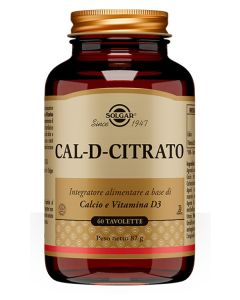 Solgar It. Multinutrient Cal D Citrato 60 Tavolette