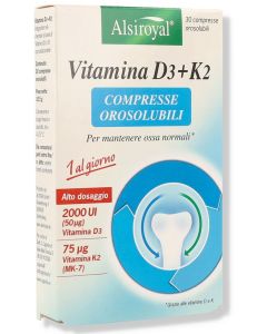 Alsiroyal Vitamina D3+k2 30cpr