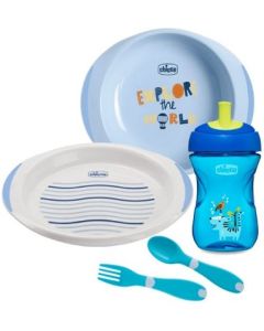 Ch Set Pappa 12m+ Azzurro