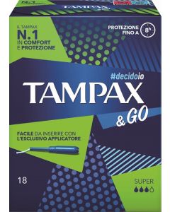 Tampax &go Super 18pz