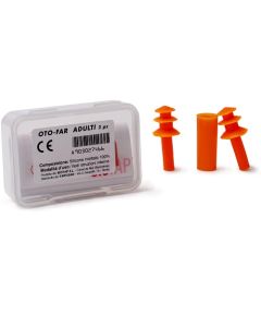 Farvisan Parafarmaceutici Tappo Auricolare In Gomma Per Adulti Otofar 2 Pezzi