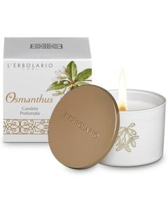 L'erbolario Osmanthus Candela Con Coperchio Edizione Limitata 28 Ore