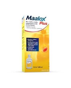 Sanofi Maalox Plus 4% + 3,5% + 0,5% Sospensione Orale Aroma Limone