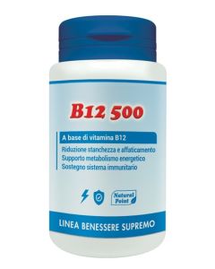 Natural Point B12 500 Cianocobalamina 100 Capsule Vegetali