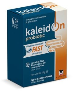 A. Menarini Ind. Farm. Riun. Kaleidon Probiotic Fast Bianco Naturale 10 Buste Orosolubili