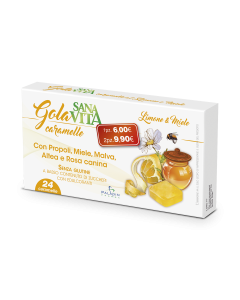 Sanavita Gola Lim/miele 24cpr