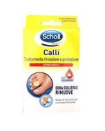 Dr. Scholl's Div. Rb Healthcare Cerotto Callifugo Trattamento Rimozione/protezione Calli 4 Cerotti Idrorepellenti + 4 Dischetti 