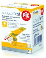 Pikdare Strisce Misurazione Glicemia Pic Glucotest 25 Pezzi