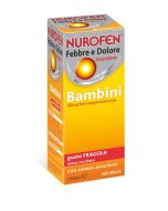 Nurofen Febbre E Dolore Bambini Sospensione Orale Fragola 100 mg/5 ml