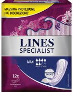 Fater Lines Specialist Maxi X 12 Ausilio Assorbente Sagomato Utilizzabile Con L'ausilio Di Mutanda Elasticizzata Riutilizzabile