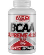 WhySport BCAA Supreme 4:1:1 Integratore Alimentare 200 Compresse