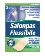 Hisamitsu Italia Salonpas Flessibile, 105 Mg/31,5 Mg, Empiastro Medicato Salicilato Di Metile / Levomentolo