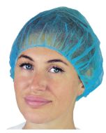 Bericah Cuffia Tonda In Tnt Polipropilene Elastico Circolare Diametro 53 Cm Codice Colore Azzurro 100 Pezzi