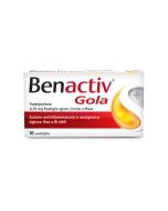 Reckitt Benckiser H. Benactiv Gola 16 Pastiglie Gusto Limone e Miele